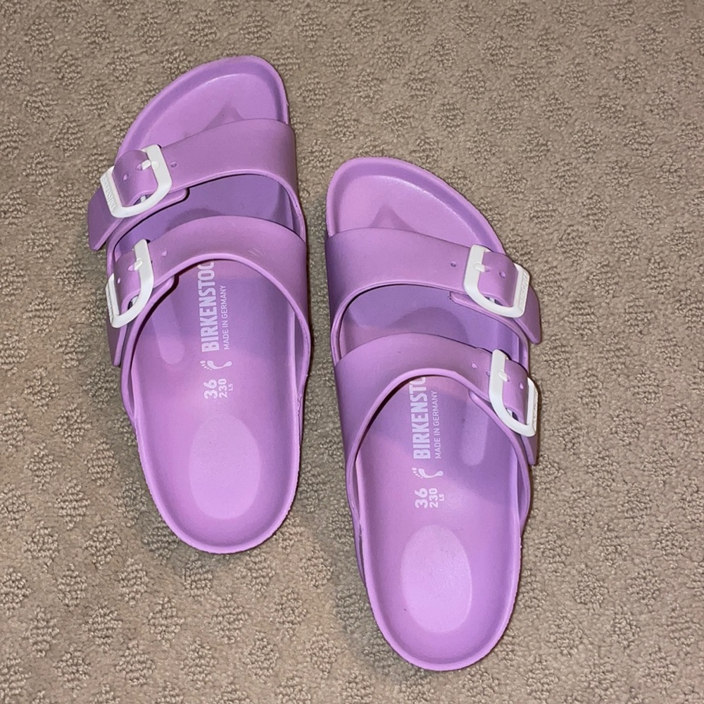 Purple Birkenstocks